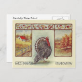感謝祭の挨拶 シーズンポストカード (正面/裏面)