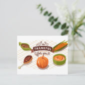 感謝祭の料理 ポストカード (スタンド正面)