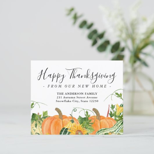 感謝祭の新しいホームカボチャの動く発表 (スタンド正面)