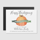 感謝祭の新しいホームカボチャの動く発表 (正面/裏面)