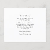 感謝祭の新しいホームカボチャの動く発表 (裏面)