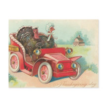 感謝祭の日に七面鳥を運転