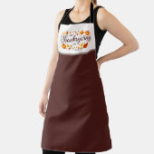 感謝祭の日のエプロンとカボチャ離れと エプロン (インサイチュ)