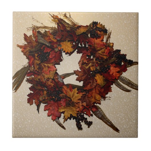 感謝祭の日のタイル タイル (正面)