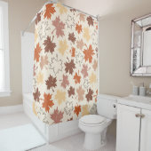 感謝祭の日のデザイン、秋の自然離れの シャワーカーテン (インサイチュ)