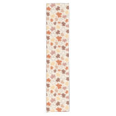 感謝祭の日のデザイン、秋の自然離れの ショートテーブルランナー (正面)