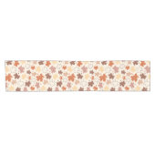 感謝祭の日のデザイン、秋の自然離れの ショートテーブルランナー (横)