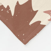 感謝祭の日のデザイン、秋の自然離れの フリースブランケット (角)