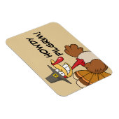 感謝祭の日のトルコからの挨拶 マグネット (右側)