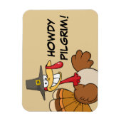 感謝祭の日のトルコからの挨拶 マグネット (縦)