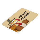 感謝祭の日のトルコからの挨拶 マグネット (左側)