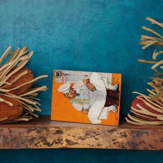 感謝祭の日のブルース フォトプラーク (側面)