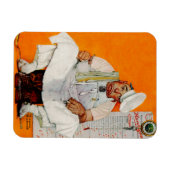 感謝祭の日のブルース マグネット (横)