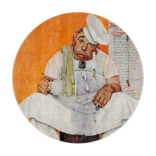 感謝祭の日の憂鬱 カッティングボード (正面)