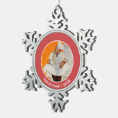 感謝祭の日の憂鬱 スノーフレークピューターオーナメント (右)