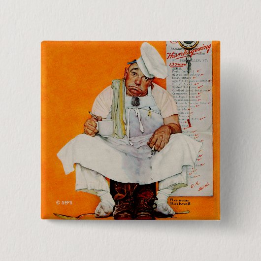 感謝祭の日の憂鬱 缶バッジ (正面)