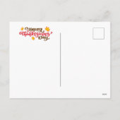 感謝祭の日の挨拶 シーズンポストカード (裏面)