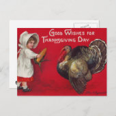 感謝祭の日の祈り シーズンポストカード (正面/裏面)