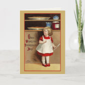 感謝祭の日の願いカスタムヴィンテージ シーズンカード (正面)