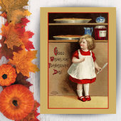 感謝祭の日の願いカスタムヴィンテージ シーズンカード