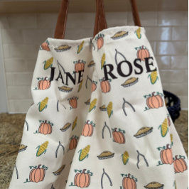 感謝祭の日の饗宴ディナーキッズエプロン エプロン