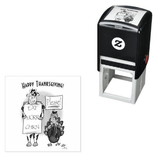 感謝祭の日をお願い セルフインキングスタンプ (インサイチュ)