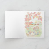 感謝祭の日カード シーズンカード (内部)