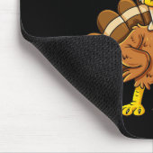 感謝祭の日トルコ食べタコスメキシコのソンブレロ マウスパッド (コーナー)