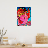 感謝祭の日ハッピートルコのポスター ポスター (キッチン)