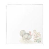 感謝祭の日メモ帳 ノートパッド (正面)