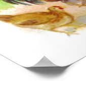 感謝祭の日枠プリント ポスター (角)