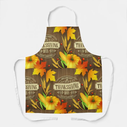 感謝祭の日 エプロン (正面)