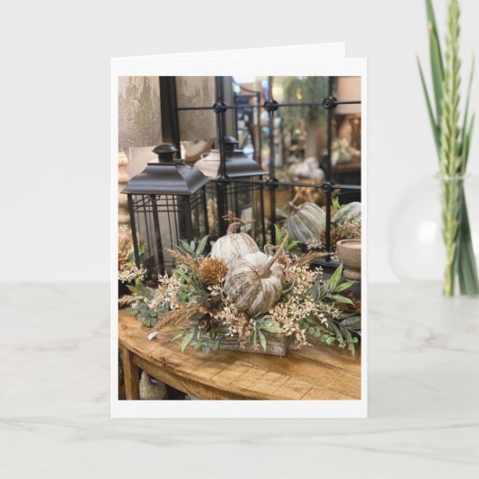 感謝祭の時は君に感謝する カード (正面)