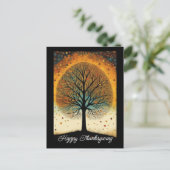 感謝祭の木の美術 オリジナルカード シーズンポストカード (スタンド正面)