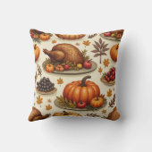 感謝祭の枕クッション クッション (裏面)