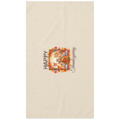 感謝祭の森の動物紅葉 テーブルクロス (正面)