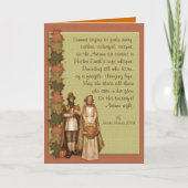 感謝祭の歌 シーズンカード (正面)