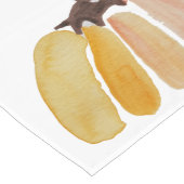 感謝祭の水の色のカボチャ ロングテーブルランナー (コーナー)