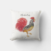 感謝祭の水色のカボチャパーソナライズされた クッション (正面)