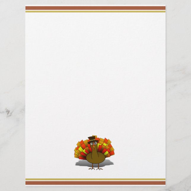 感謝祭の漫画トルコ巡礼者 (正面)