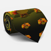 感謝祭の漫画トルコ巡礼者 ネクタイ (ロール)