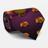 感謝祭の漫画トルコ巡礼者 ネクタイ (ロール)