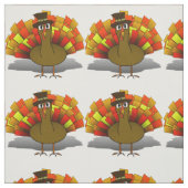 感謝祭の漫画トルコ巡礼者 ファブリック (見本)