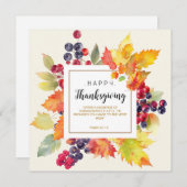 感謝祭の犠牲を提供する シーズンカード (正面/裏面)