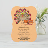 感謝祭の目をした七面鳥 招待状 (スタンド正面)