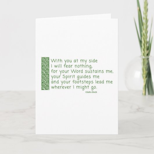 感謝祭の祈りの言葉 シーズンカード (正面)