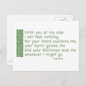 感謝祭の祈りの言葉 シーズンポストカード (正面/裏面)