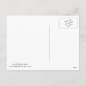 感謝祭の祈りの言葉 シーズンポストカード (裏面)