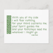 感謝祭の祈りの言葉 シーズンポストカード (正面)