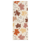 感謝祭の秋のカエデの葉秋 ワインギフトバッグ (裏面)